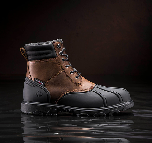 Wolverine waterproof boots.