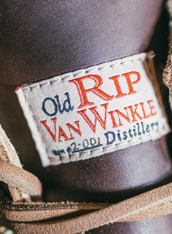The tag of a 1000 Mile x Old Rips VanWinkle boot.