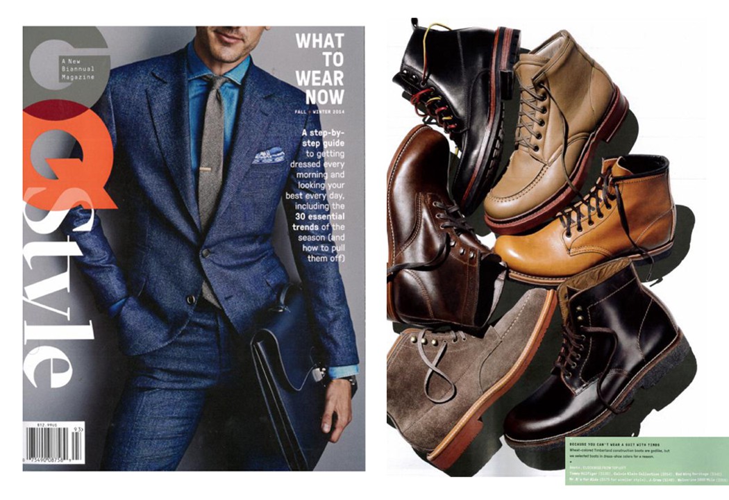 Wolverine 1000 Mile Boots, GQ Style