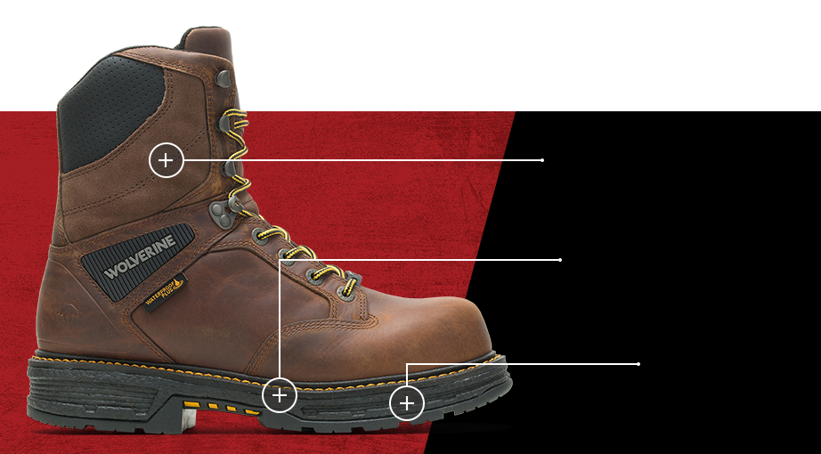 Side view of a Hellcat boot.