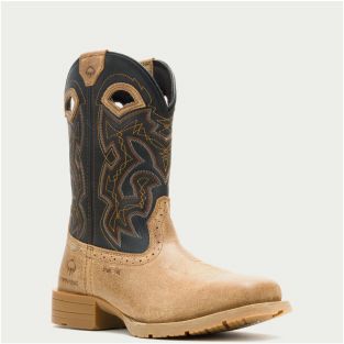Men's Wheatland Pull-On Steel-Toe Work Wellington