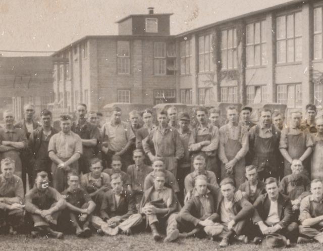 Antique Photo of Wolverine Factory Exterior