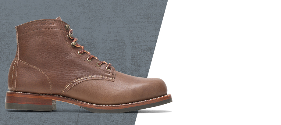 Wolverine 1000 mile olive-tanned boot.