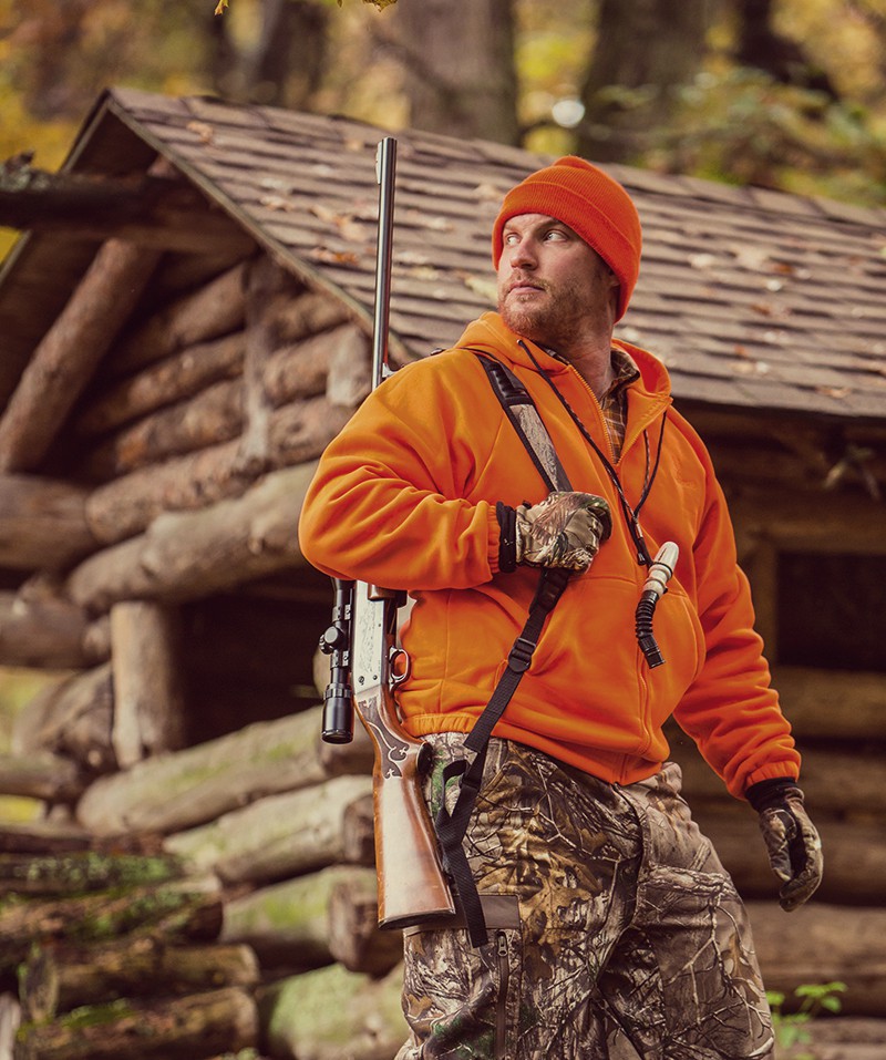 Hunter in the woods