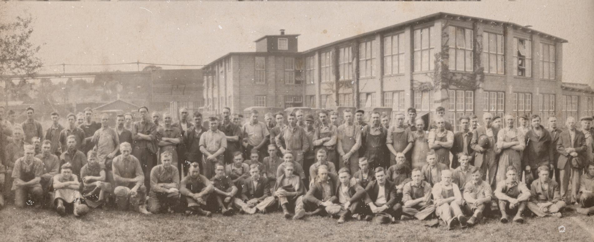 Antique Photo of Wolverine Factory Employees