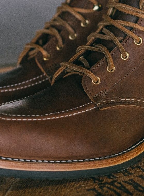 Pair of 1000 Mile x Old Rips VanWinkle boots.