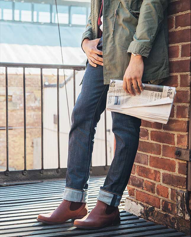 Men's Alec Dark Brown Leather