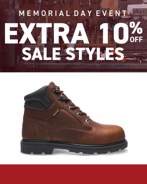 Memorial day work boot sale online