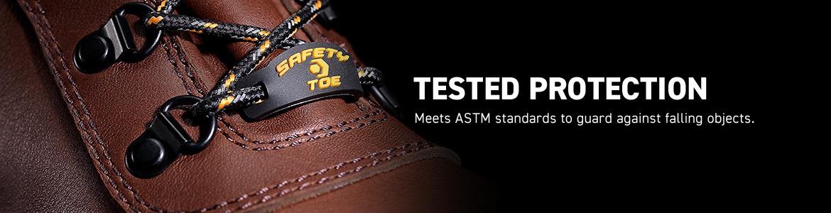 TESTED PROTECTION. Meets ASTM standard to guard against falling objects.