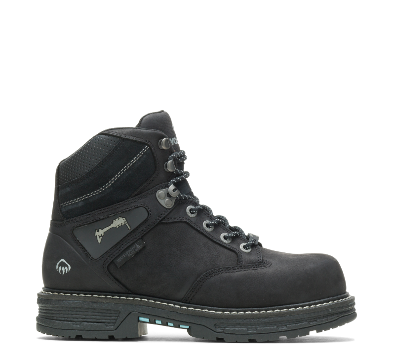 a black boot with laces