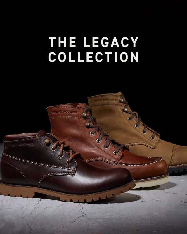 A shoe and two boots in shades of brown.