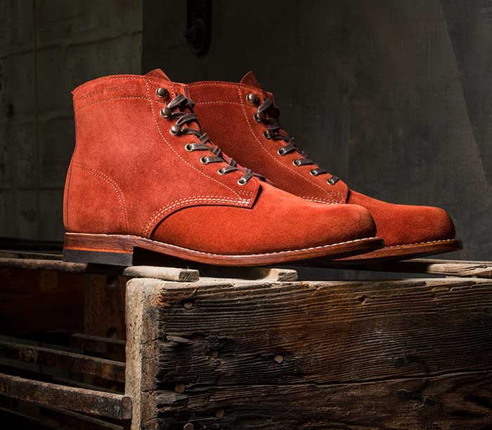 Men's Rust Suede