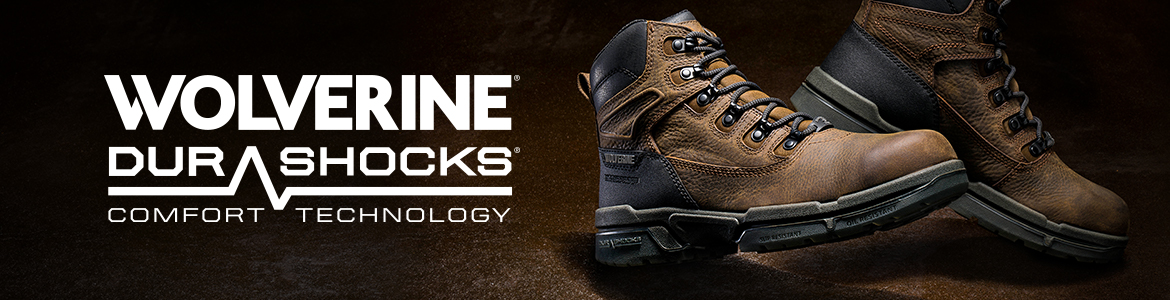 WOLVERINE DURASHOCKS. COMFORT TECHNOLOGY.