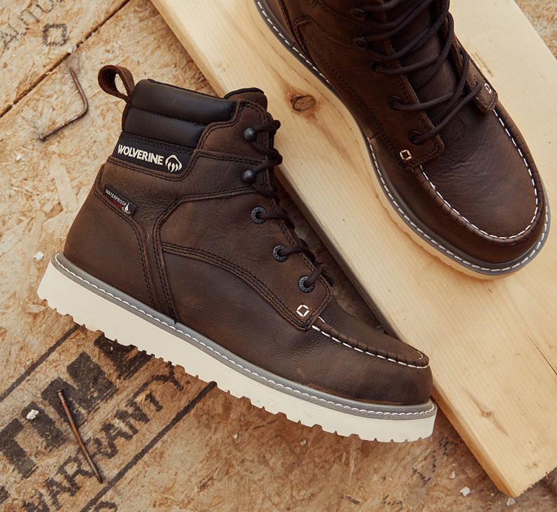 Rust-colored Trade Wedges.