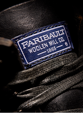 Closeup image of shoe detail.