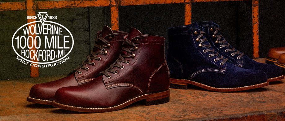 Wolverine 5000 mile boots clearance