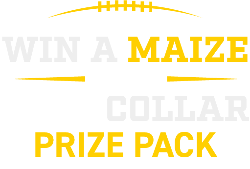 Win a maize and blue collar prize pack