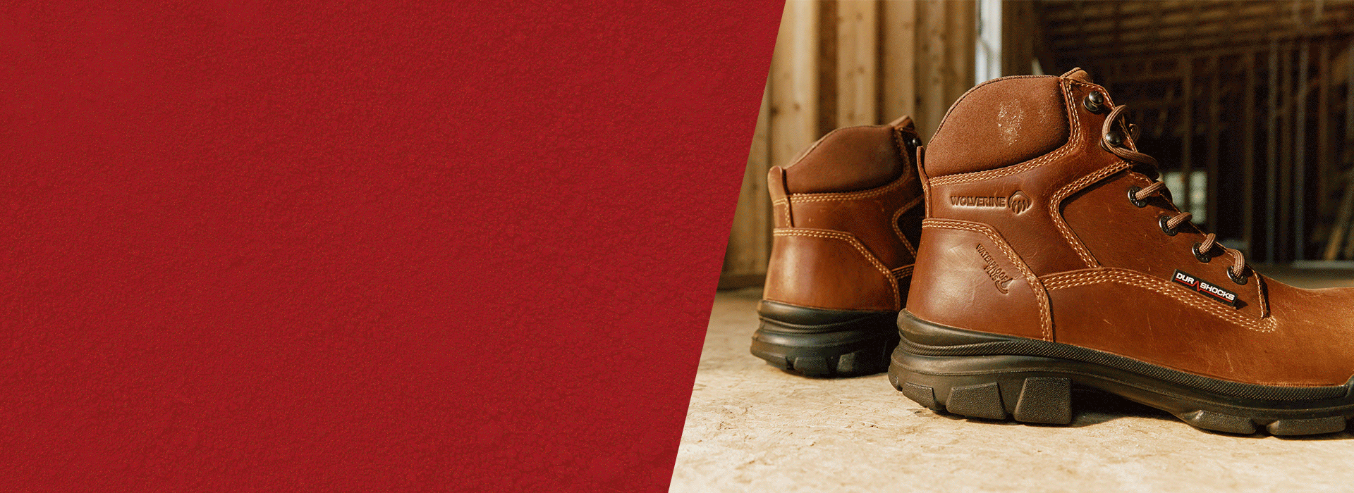 Animation of shoes on a construction site.